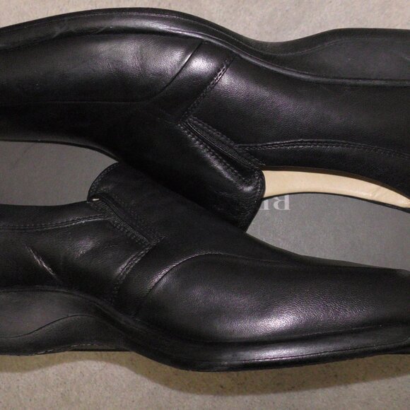 Bruno Magli Ashton Black Leather Loafers Mens 11 M Shoes Hand-Made in Italy main image 5